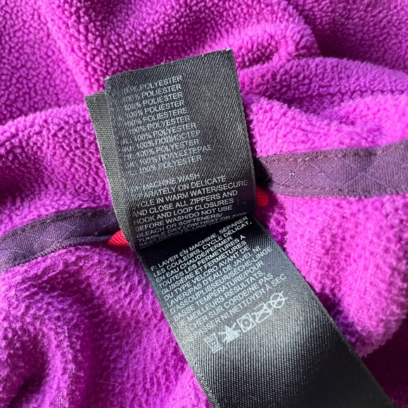 The North Face Fleece 1/4 Zip Pullover Medium - Picture 6 of 7